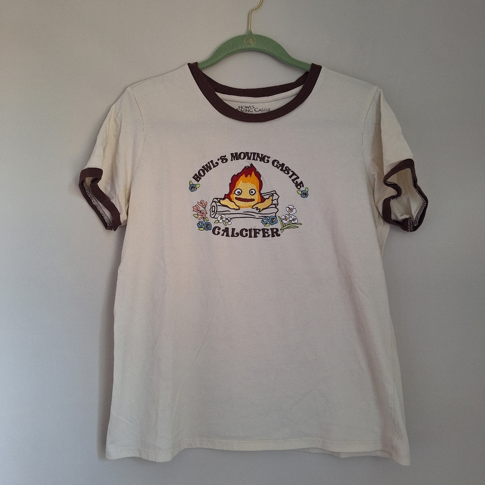 Howl's Moving Castle Calcifer T-Shirt Large